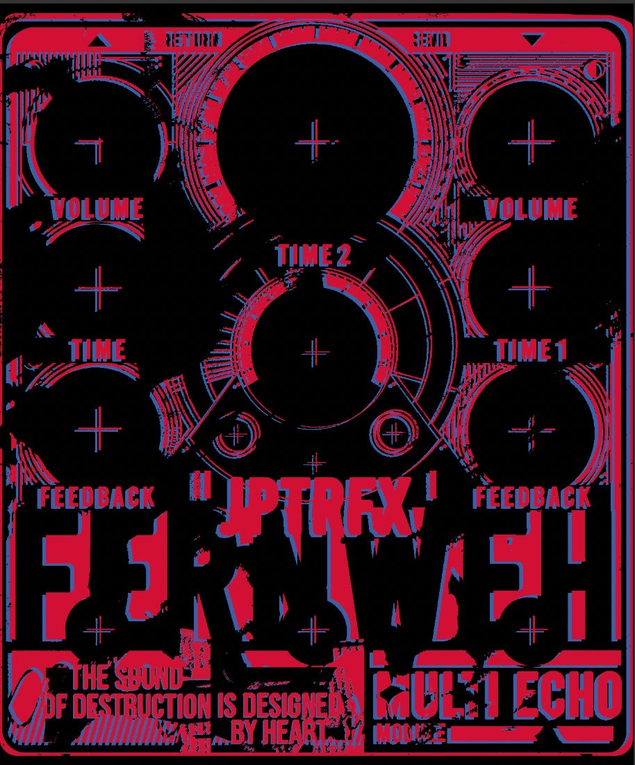 JPTR FX Fernweh - Vintage-Voiced Dual Delay Pedal 10 YRS EDT